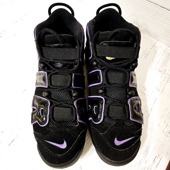 Nike Air More Uptempo '96 Black Action Grape Sneakers DV1879-001 Men's Size 10.5 - Picture 4 of 10